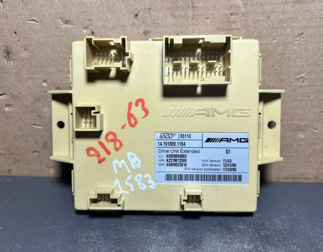 12-17 Mercedes W218 CLS AMG 63 Drive Unit Extended Control Module A000 9009903