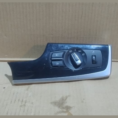 BMW F10 F11 HEADLIGHT SWITCH TRIM PANEL I-PANEL BLACK GLOSS 9166928