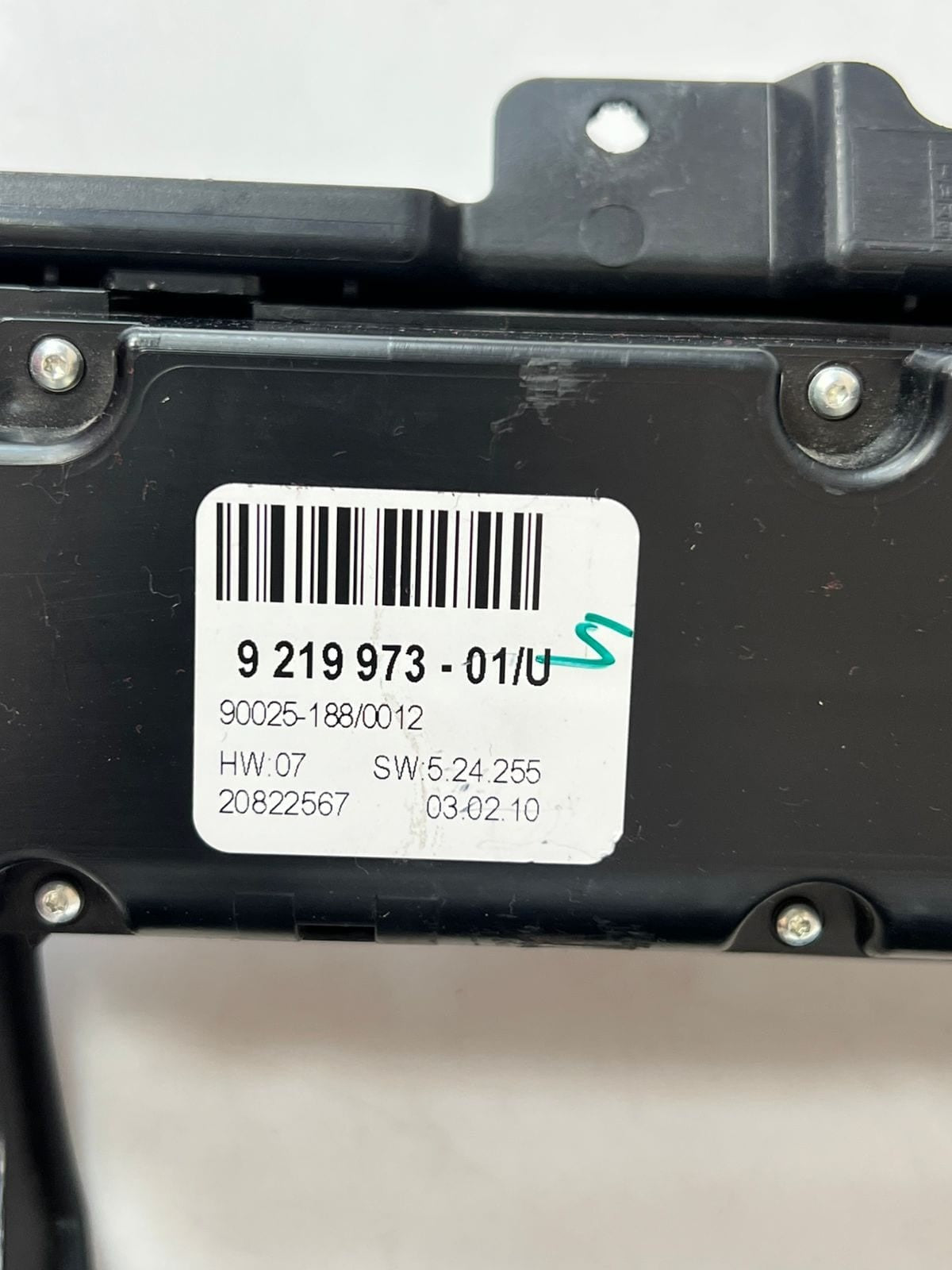 2007-2013 BMW X5 E70 X6 E71 E72 Climate Control Panel AC TEMP UNIT 9219973 OEM