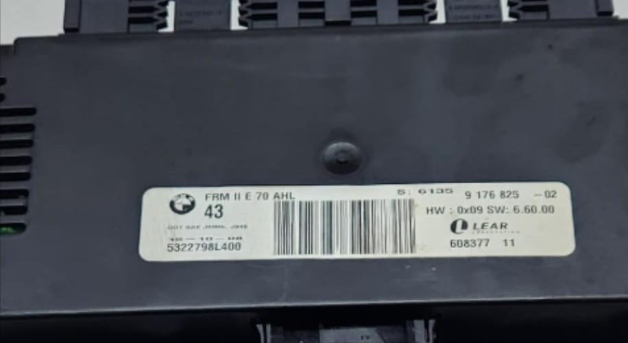 2007-2013 BMW X5 Footwell Light Control Module 9176825 X5 E70 and X6 E71 OEM
