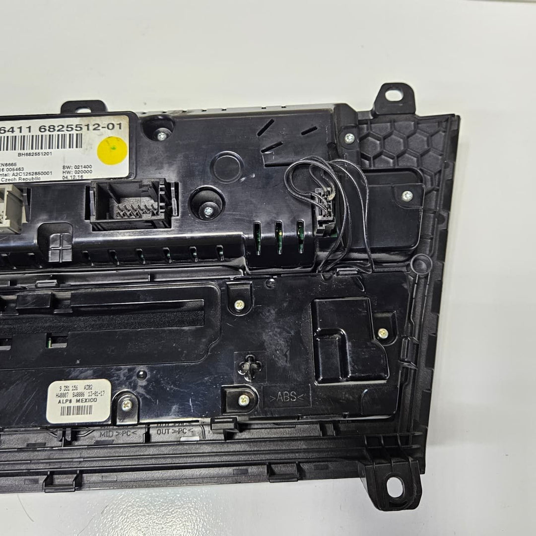 2010 BMW X3 F25 X4 F26 Climate Control Panel 6825512