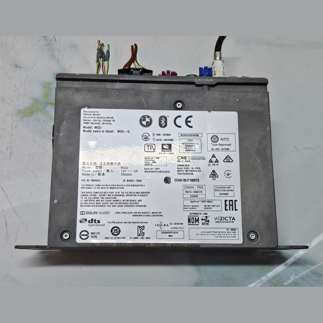 2018-2019 BMW X5 G05 Navigation Audio Head Unit 5A060E0 MGU Harman OEM