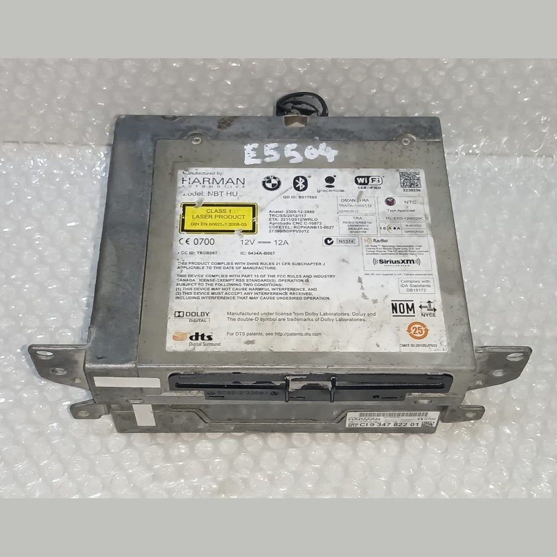 Bmw F30 3 Series NBT Head Unit Radio - 9347822