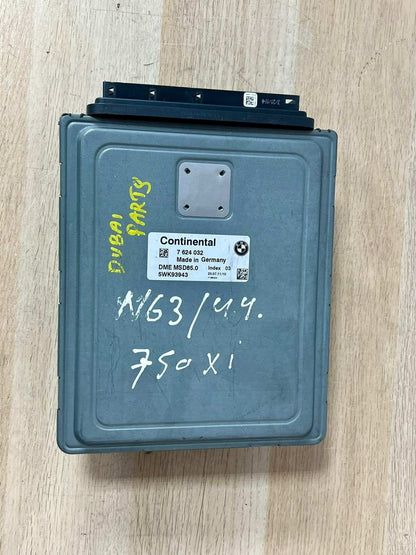 BMW 5 Series F10 550i N63 Engine Control Unit ECU Engine Control Unit 7624032