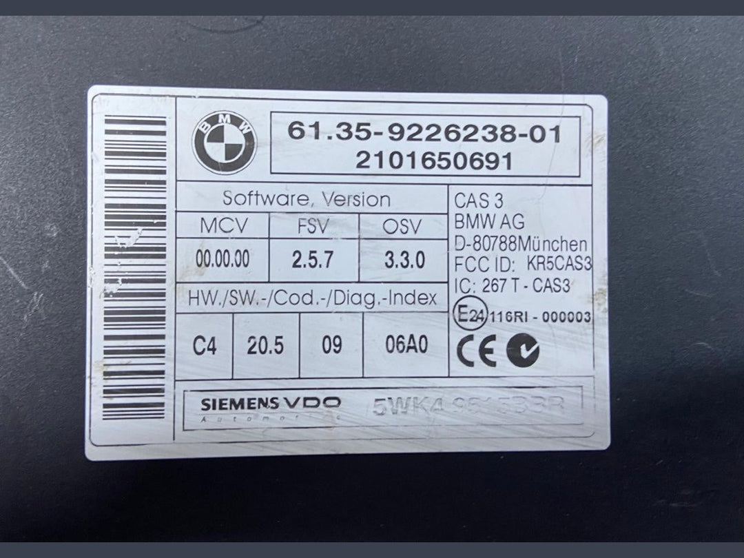 OEM BMW E84 E91 E92 X1 320i N46N ENGINE CONTROL UNIT ECU SET DME 7603575 BOSCH