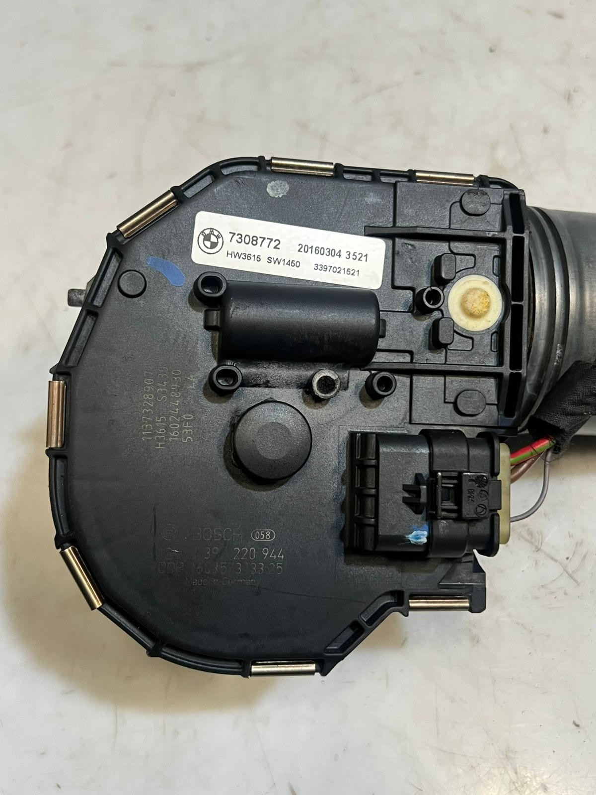 2009-2017 BMW 5 Series F10 F11 Front Wiper Motor And Linkage 7308772 OEM