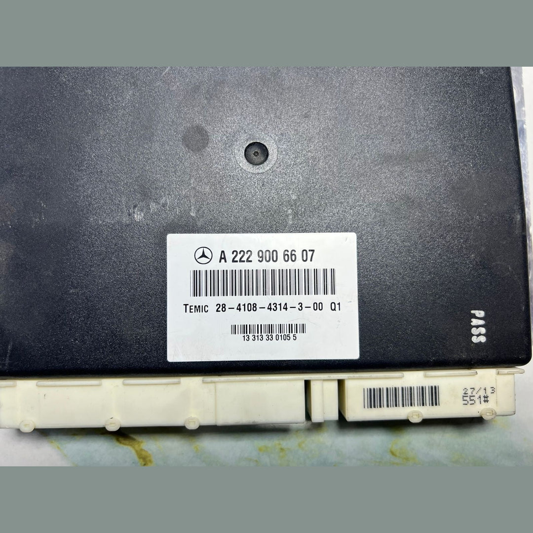 15-20 Mercedes W222 S-Class Air Suspension Control Unit Module A222 9006607 OEM