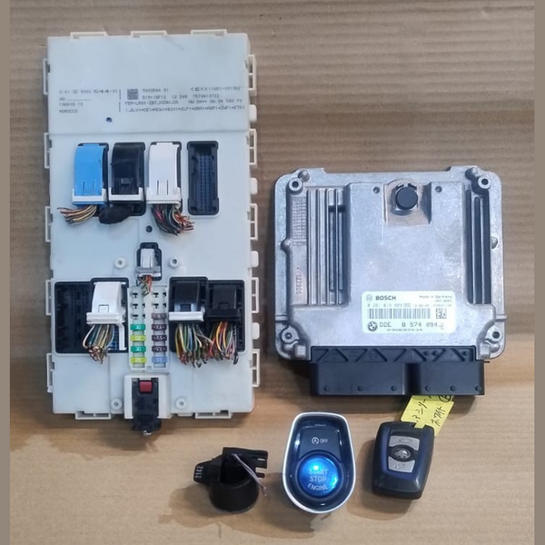 BMW F30 N47 F31 320D X3 F25 ENGINE CONTROL UNIT ECU SET DDE BASIC - 8574094