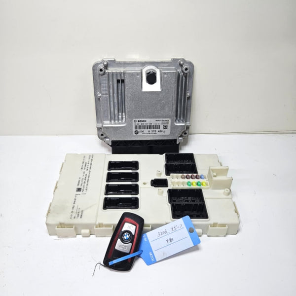 BMW Engine 3 4 Series F32 2.0 N47D20C Diesel Control Module DDE Key Set 8579480