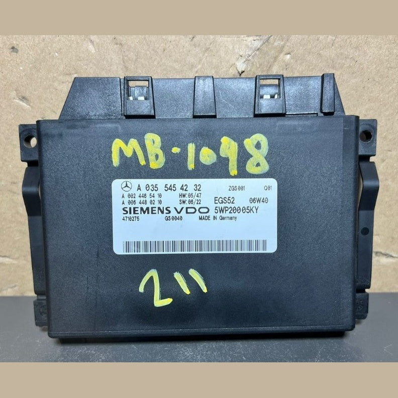 04–08 Mercedes W211 E-Class Transmission Control Module TCM/TCU A035 5454232 OEM
