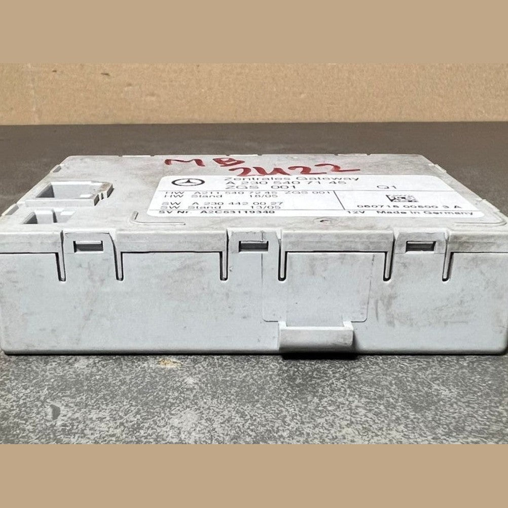 2001-2007 Mercedes-Benz W230 SL Central Gateway Control Module A230 5407145 OEM