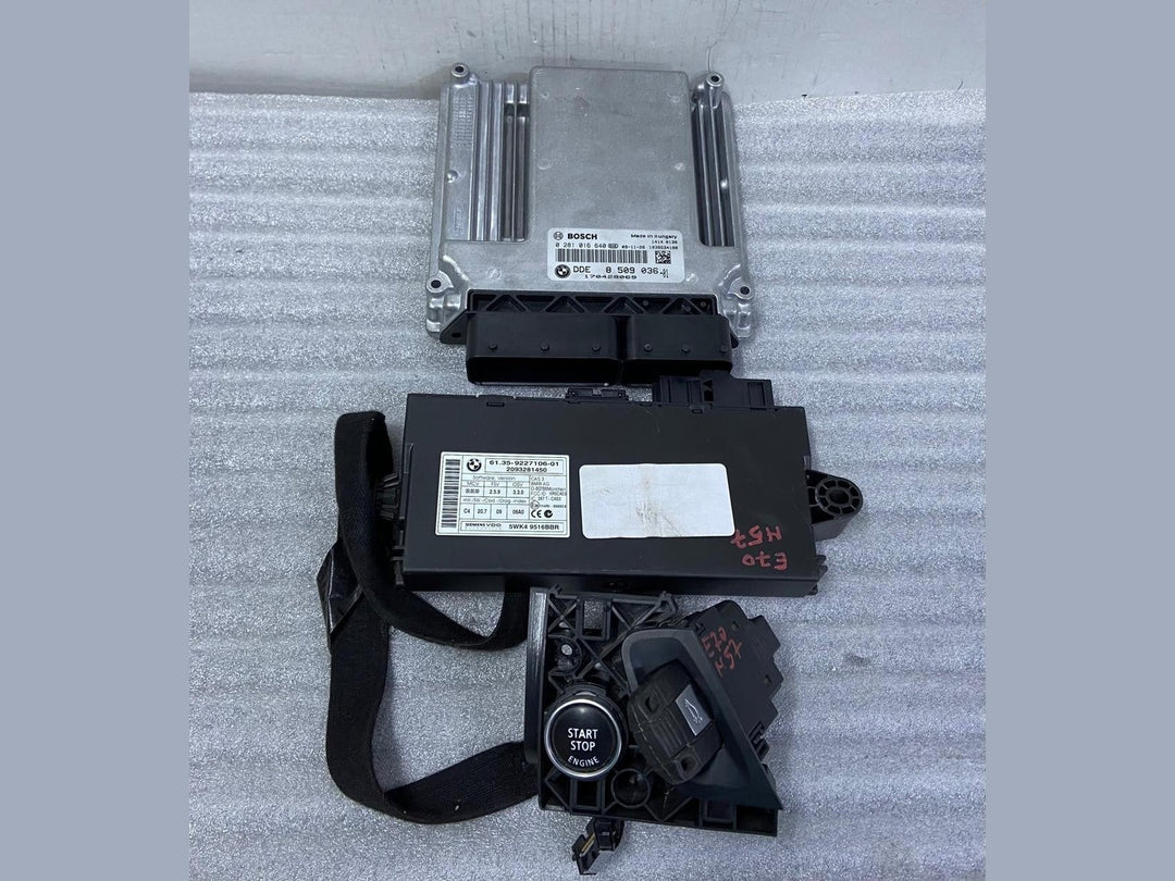 OEM BMW E90 E91 E92 X5 E70 M57 Engine Control Unit ECU DDE Kit CAS3+Key 8509036