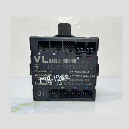 Mercedes W166 ML GLE GL Front Left Side Door Control Module A166 9004102 OEM