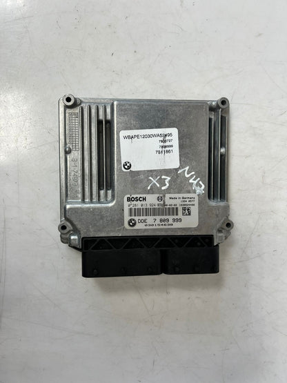 2008 BMW X3 N47 Engine Control Unit ECU SET DDE +EWS4+1KEY 7809999 OEM