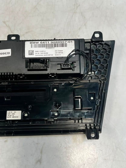 2011-2017 BMW X3 F25 AC Climate Control Unit PANEL 9289957 OEM