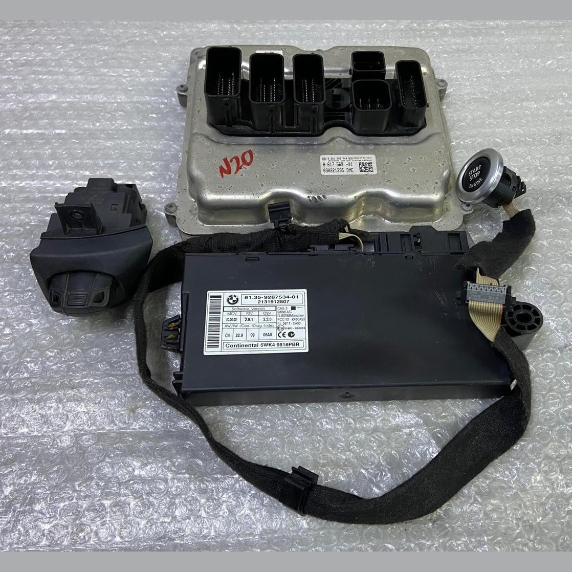 OEM 2014 BMW N20 Z4 Engine Control Module Unit ECU SET 20i sDrive Petrol 8617569