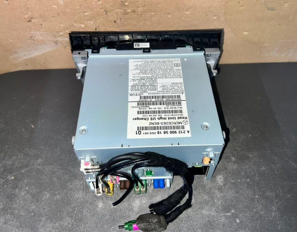 2010-2014 Mercedes W212 E-Class Radio Audio Head Unit CD Player A212 9005818 OEM