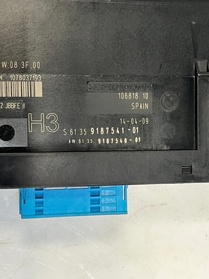 BMW E82 E88 E90 E91 E92 E93 H3 JBE Junction Box Electronics Module 9187541 OEM