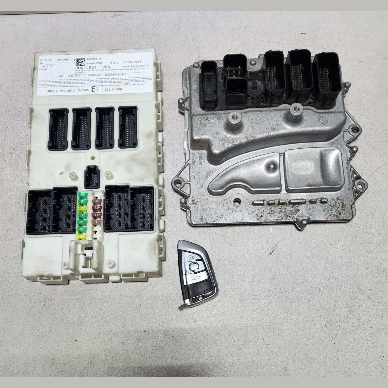 2017 BMW X5 Engine Control Module 8674949 N55 F16 3.0 ECU SET 