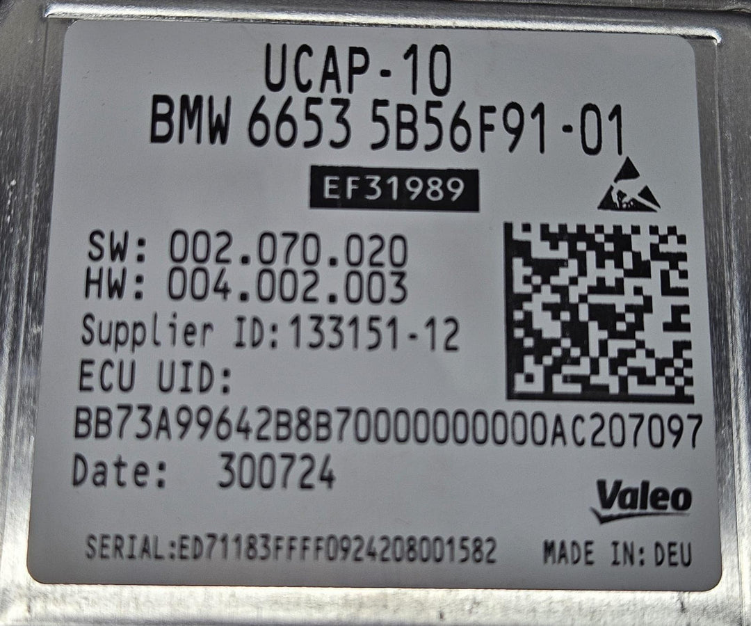 5B56F91-2024 BMW X1 U11 S Drive 18i Surround View Camera Control Module OEM