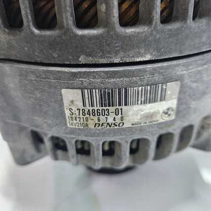 2015-2020 BMW F80 F82 M2 M3 M4 series. Alternator 7848603 USED 14V 210A S55 3.0