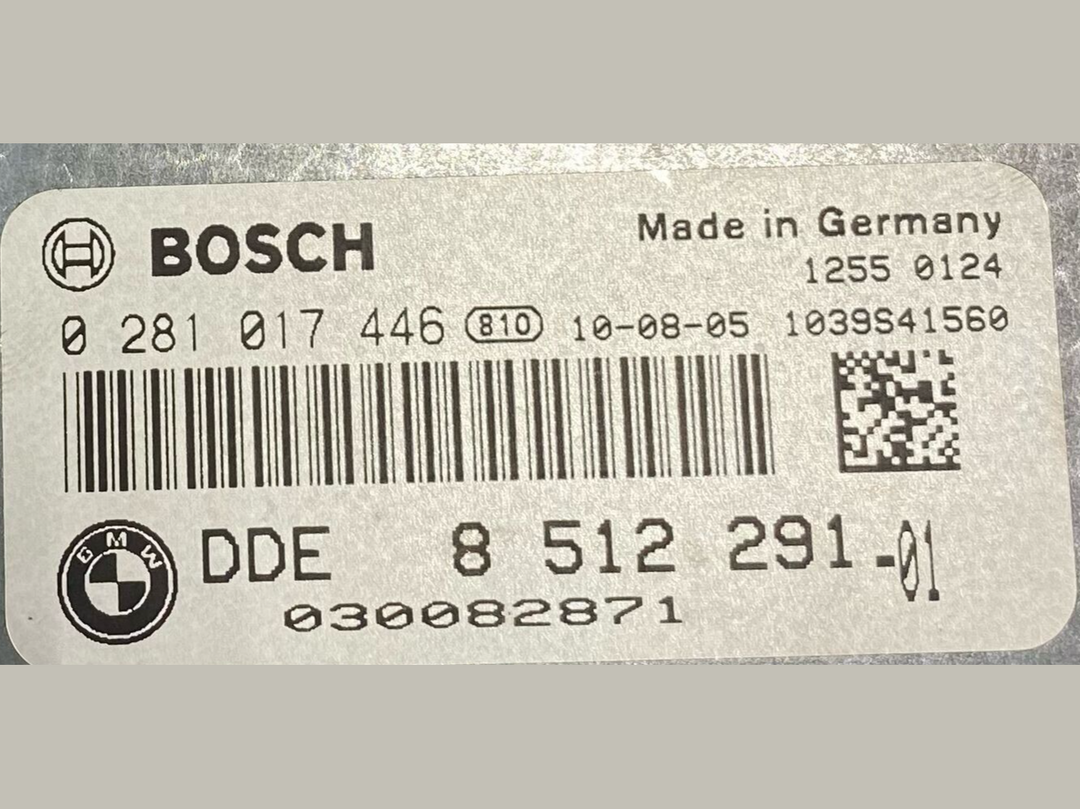 BMW  E90 N47 ENGINE CONTROL UNIT ECU KIT DDE 8512291
