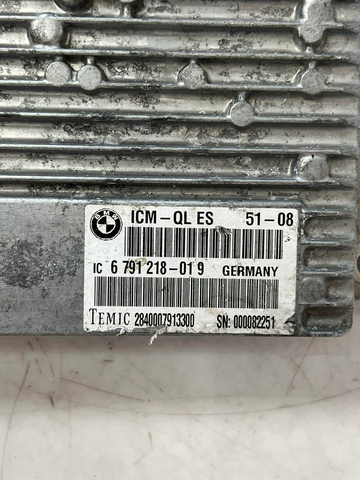 2009-2011 BMW 750i F01, F02, F07 7' Integrated Chassis Module 6791218 OEM