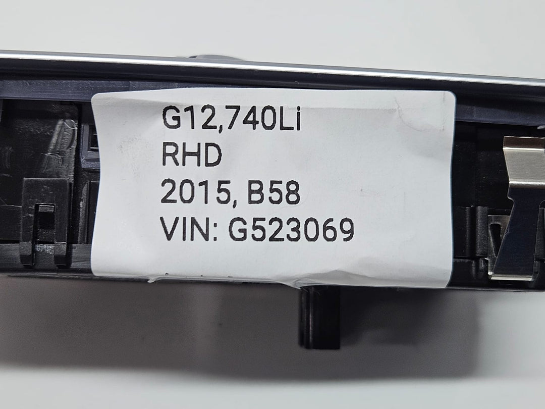 9493726 BMW G12 740i RHD 2015 Head Light Control Switch OEM