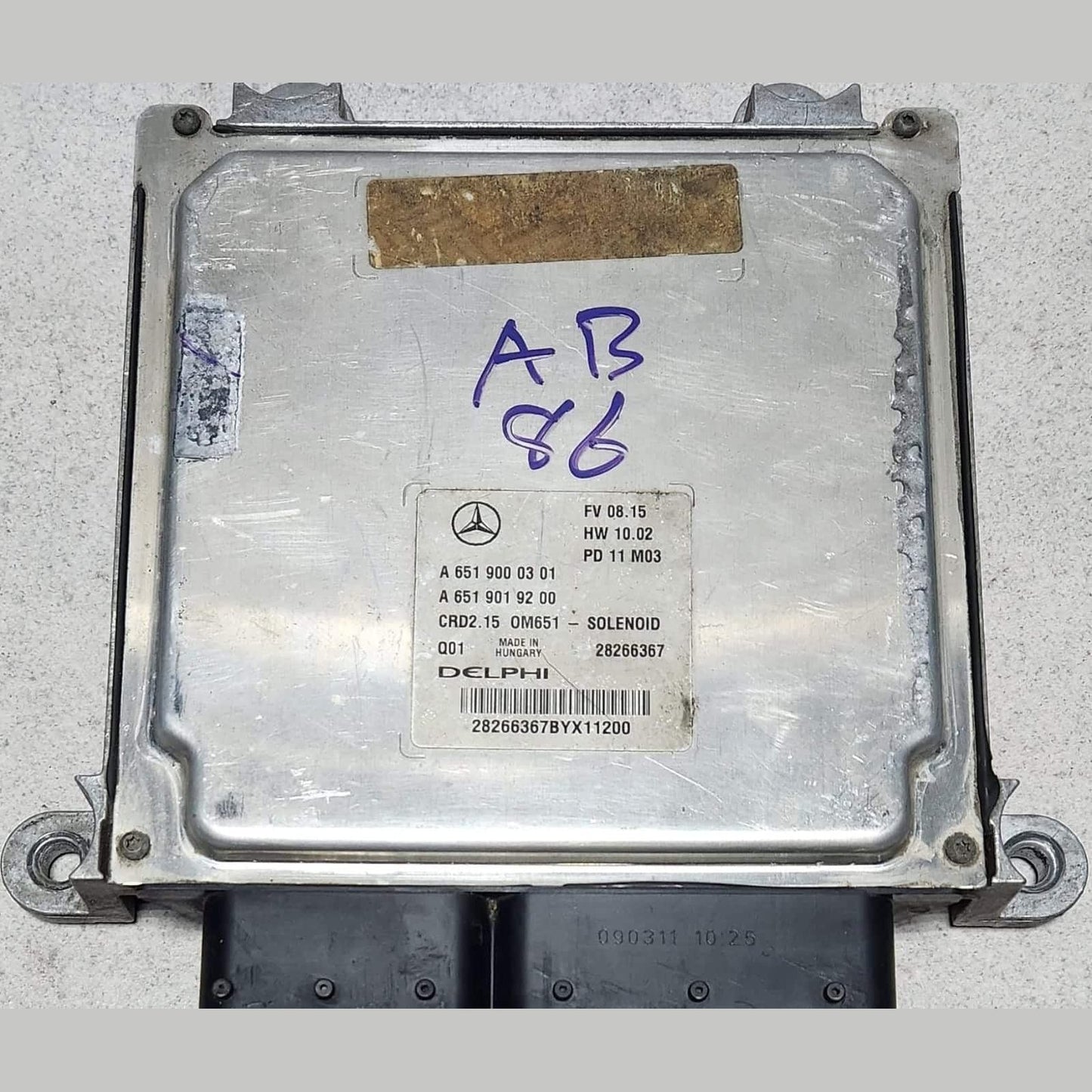 Benz Engine Control Unit A6519000301 OM651 diesel engines DELPHI