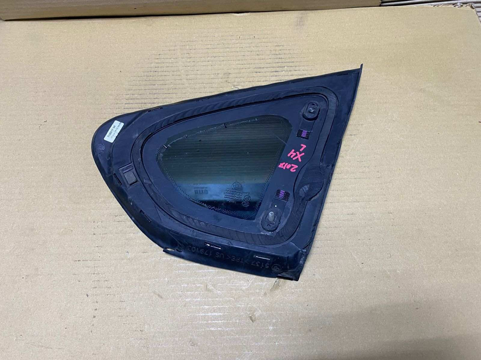 2016-2024 Audi Q5 Rear Door Window Glass 43R004553
