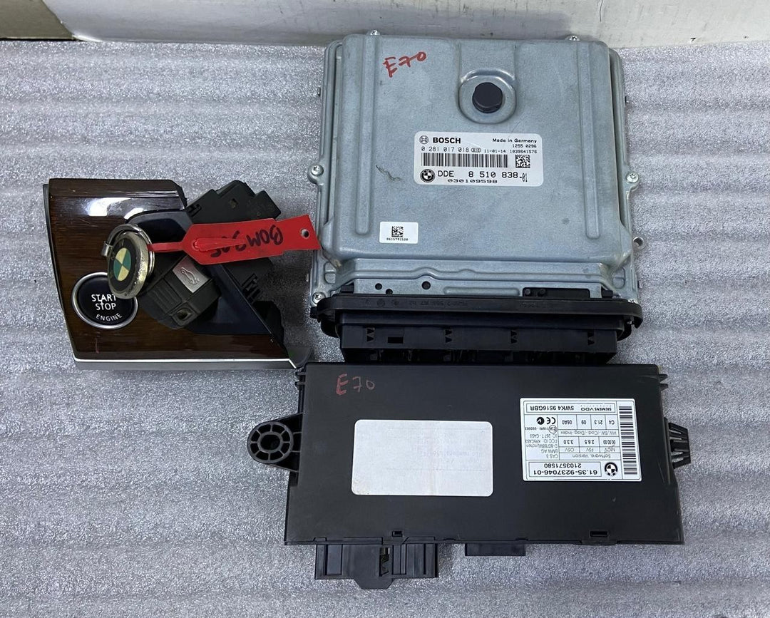 OEM BMW X5 E70 Engine Control Unit ECU SET 8510838 Diesel BOSCH