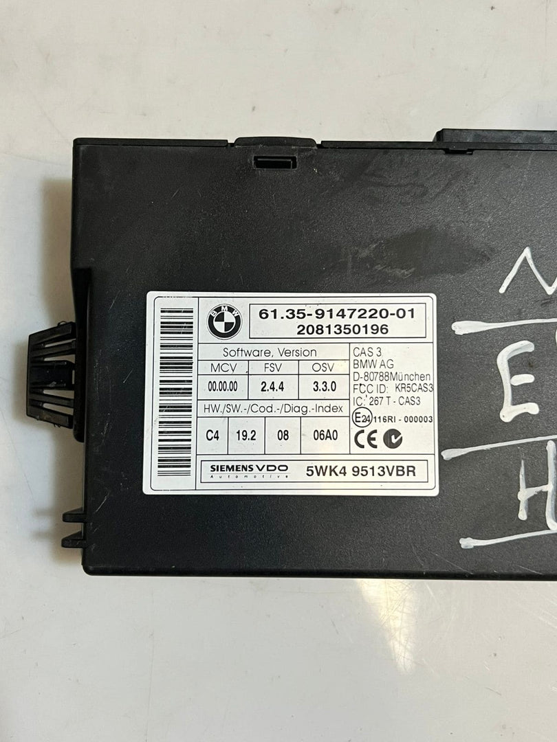 BMW E87 N47D Engine Control Unit ECU SET DDE + CAS3 + 1KEY 7811700 OEM