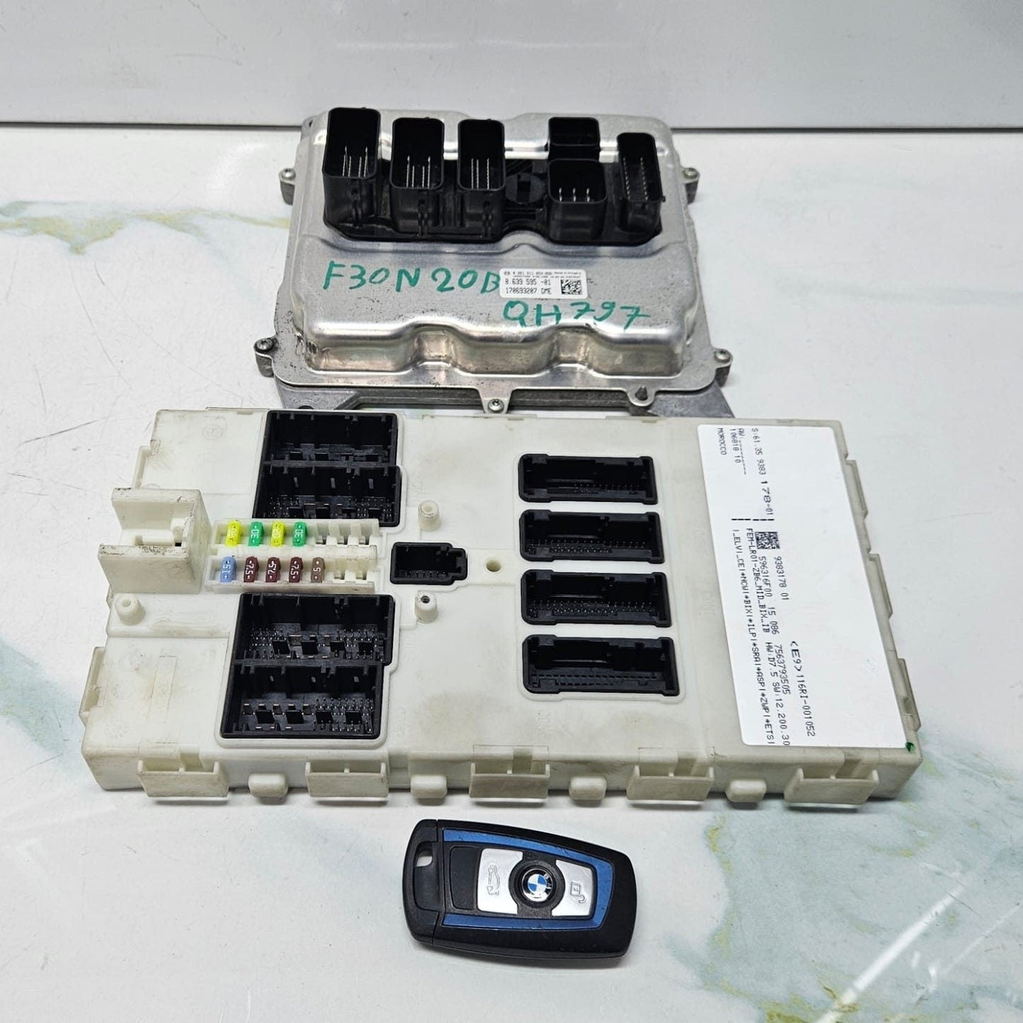 2011-2017 BMW X3 F30 F31 F32 F25 N20 Engine Control Unit SET DME 8639595 OEM