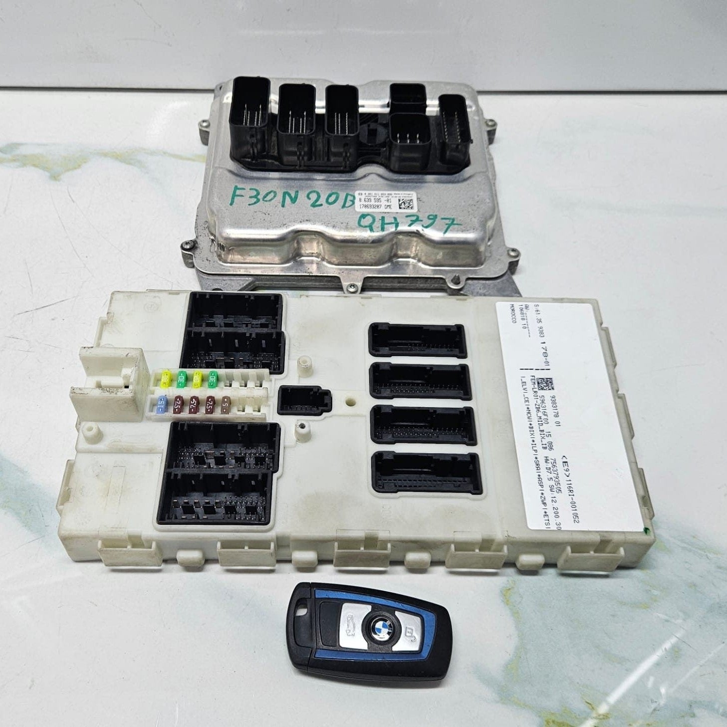 2011-2017 BMW X3 F30 F31 F32 F25 N20 Engine Control Unit SET DME 8639595 OEM