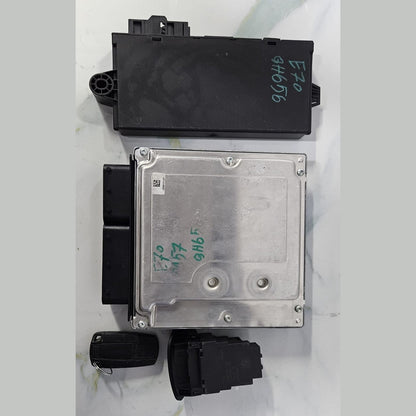 OEM BMW X5 E70 M57 ENGINE CONTROL UNIT SET DDE 7805585