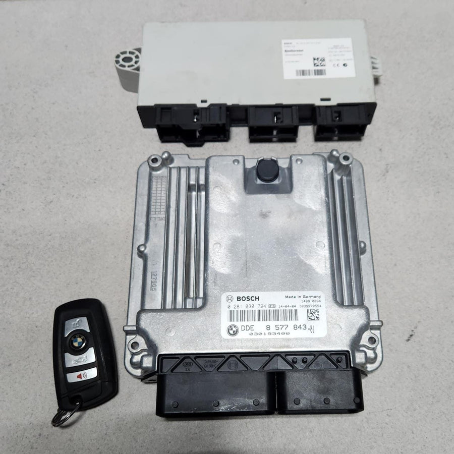BMW Engine Control Unit DDE 8585425 F10 F11 520d B47 190HP ECU SET DIESEL