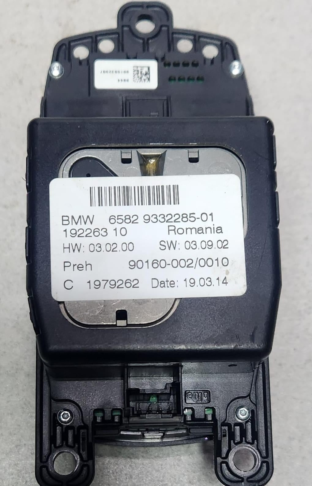 2014-2015 BMW 328i Idrive Controller 9332285 F10 F15 F20 F21 F30 F31 F80 M5 