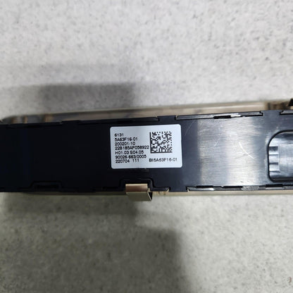2023 BMW 330i Radio Switches Buttons Warning Panel 5A63F16 3 Series G20 G21 LCi 