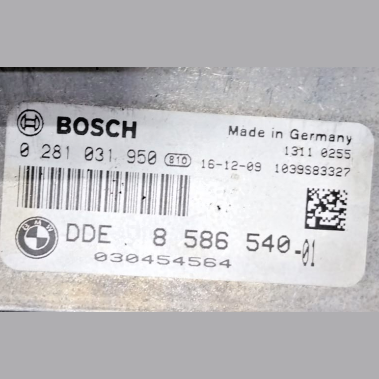 BMW X5 F15 DIESEL 3.0D 2015 OEM Engine Control Module ECU Unit DDE 8586540