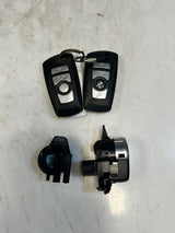 2013 BMW 5' F10 520D N47N Engine Control Unit (ECU) SET DDE+CAS4+2KEYS 8573257