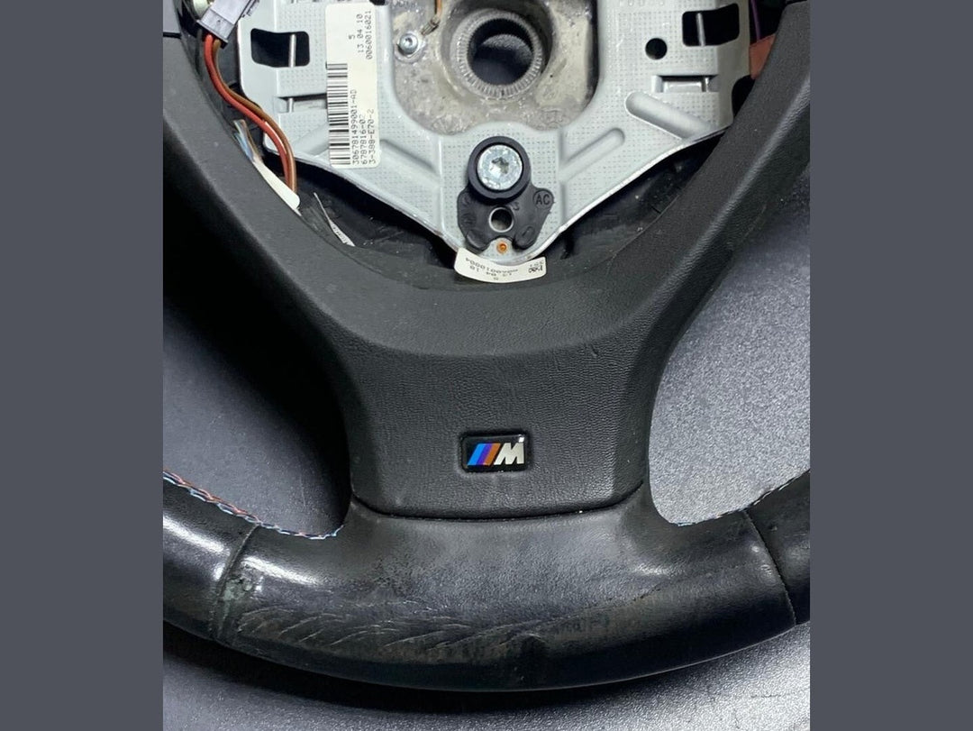 2011 BMW X5 X6 E70 E71 M Black Steering Wheel Leather  Paddle Shift OEM 6787816