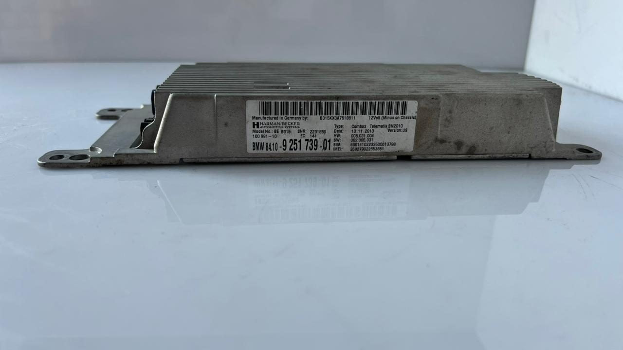 2009-13 BMW 535i Telematics Control Module 9251739 5' 7' 528i 550i 740Li