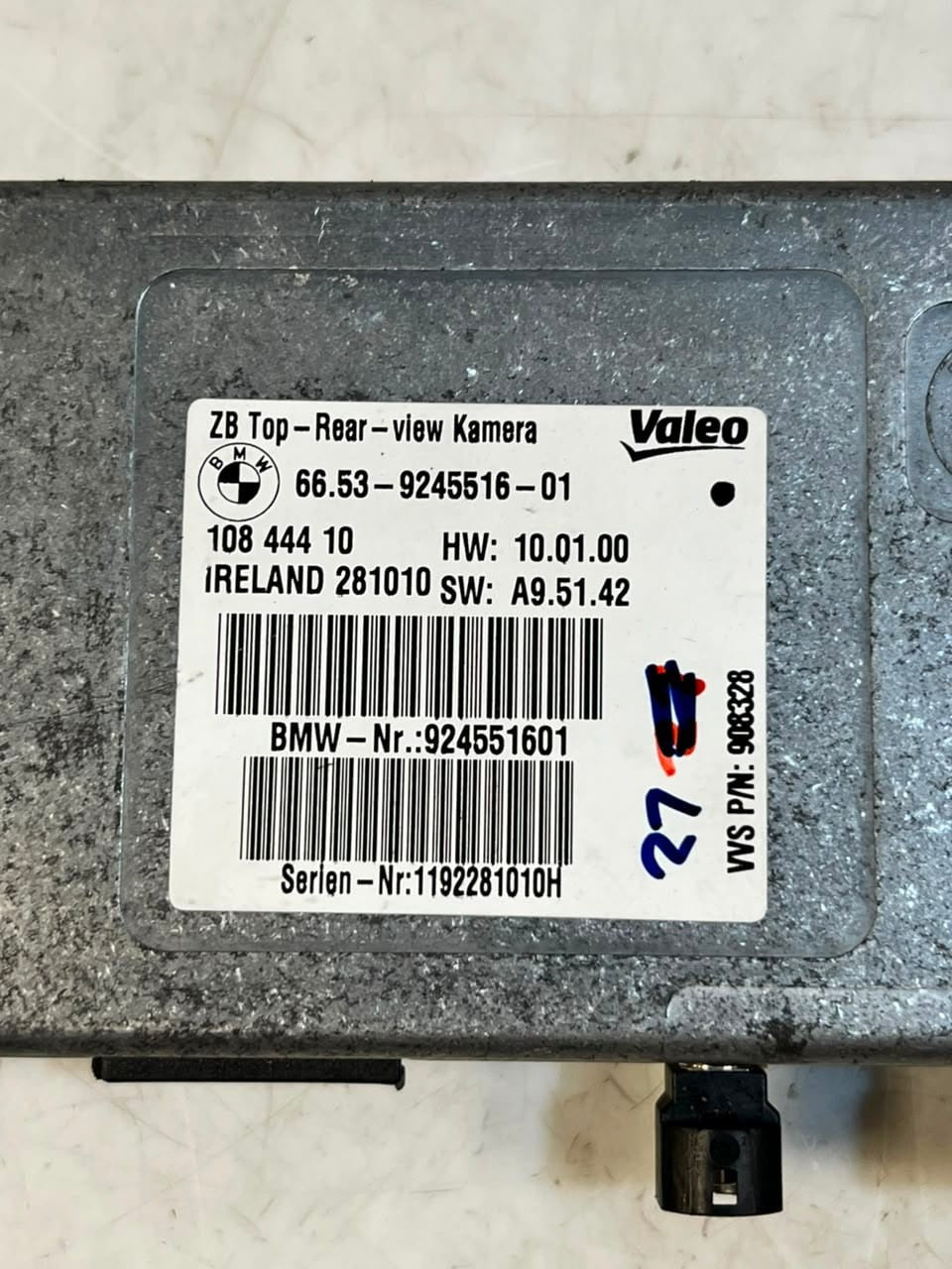 2007-2013 BMW E70 X5 E71 X6 Rear View Camera Control Module 9245516 OEM