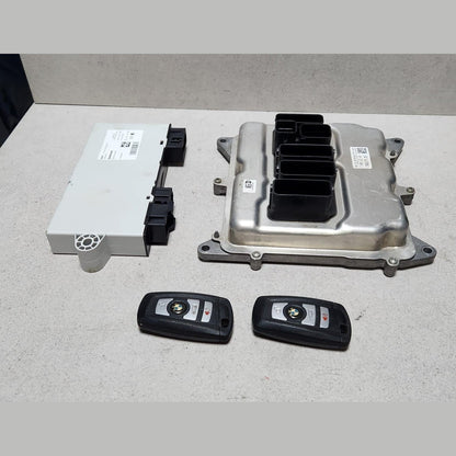 2011-2013 BMW 535i F10 F20 F30 N20 Engine Control Module DME ECU Set 7649123 OEM