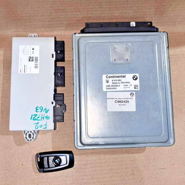 BMW 5 SERIES F02  F10 550I N63 ENGINE CONTROL UNIT  ECU KIT WITH KEY  8610680
