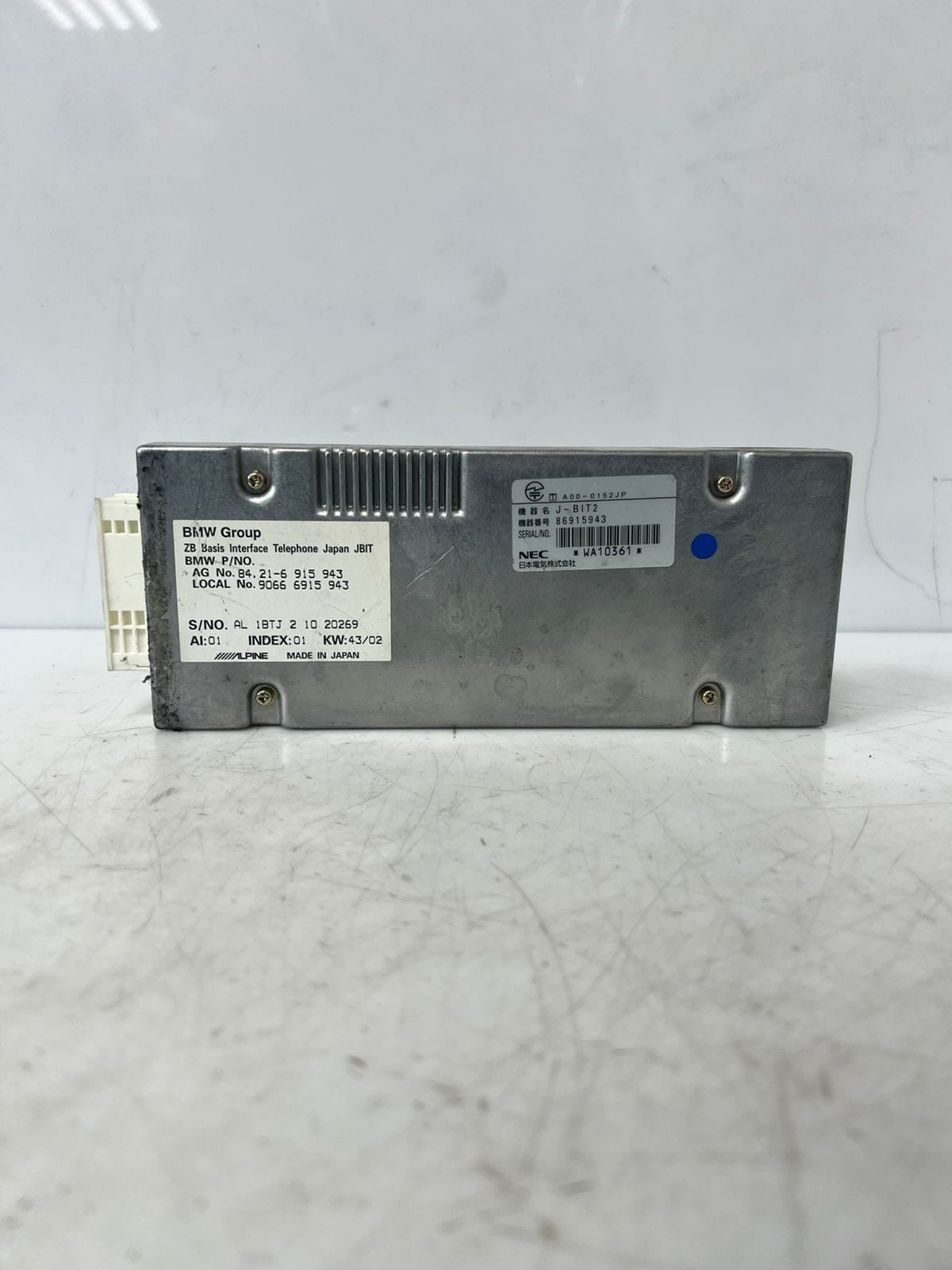 BMW 7' E65 E66 E67 X3 E83 Z4 E85 E86 JBIT Bluetooth Control Unit Module 6915943 