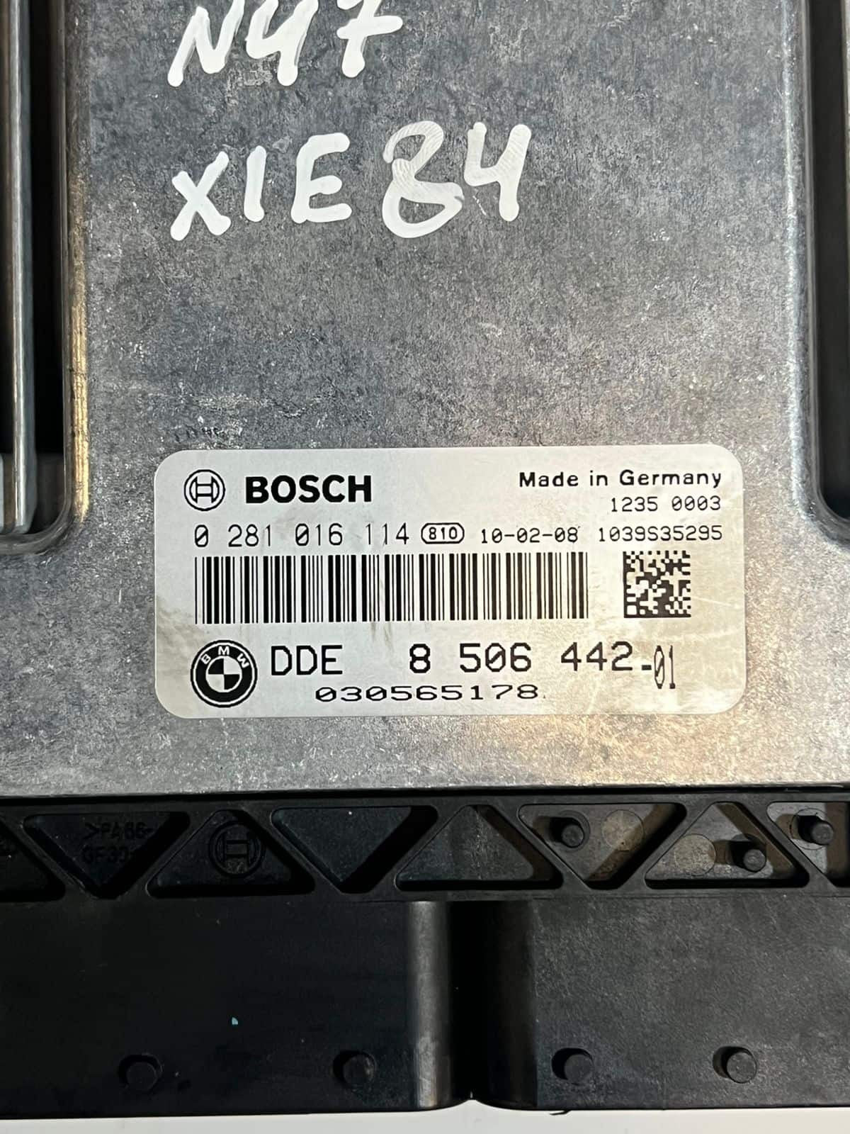 2010-2015 BMW X1 E84 N47 Engine Control Unit ECU SET DDE+ CAS3+ 1KEY 8506442
