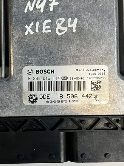 2010-2015 BMW X1 E84 N47 Engine Control Unit ECU SET DDE+ CAS3+ 1KEY 8506442