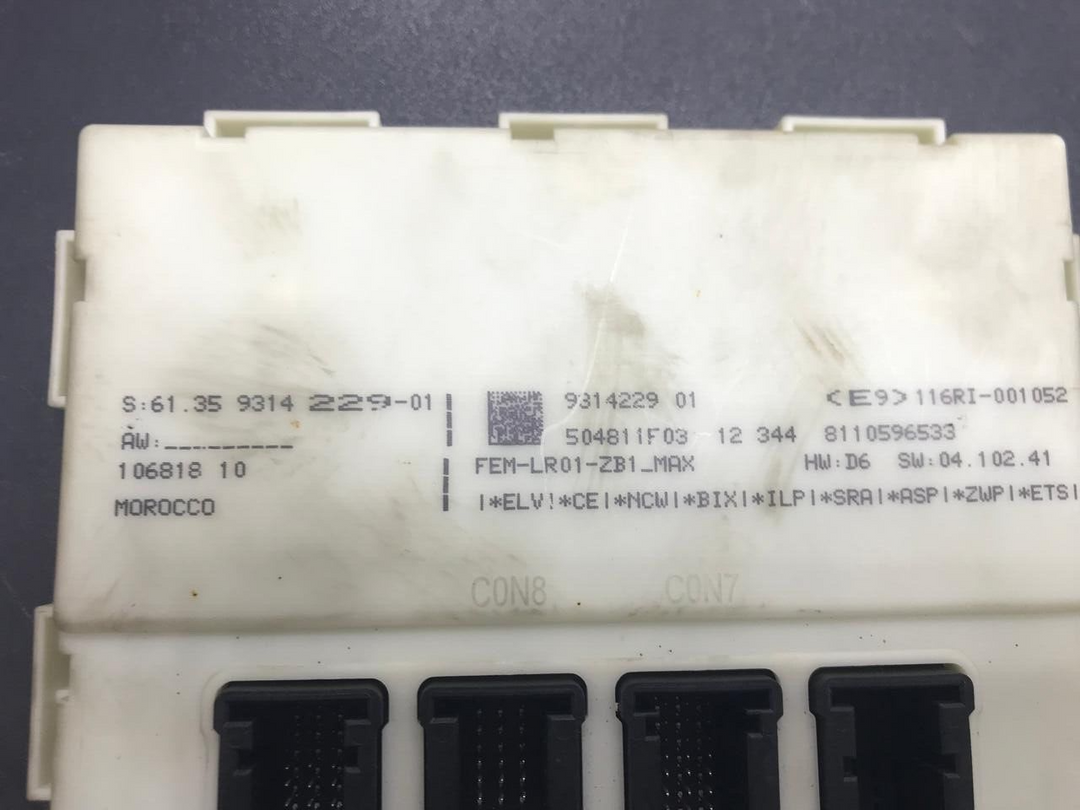 BMW 328i F30 2012 N20 ENGINE COMPUTER ECU UNIT SET  DME 7646763