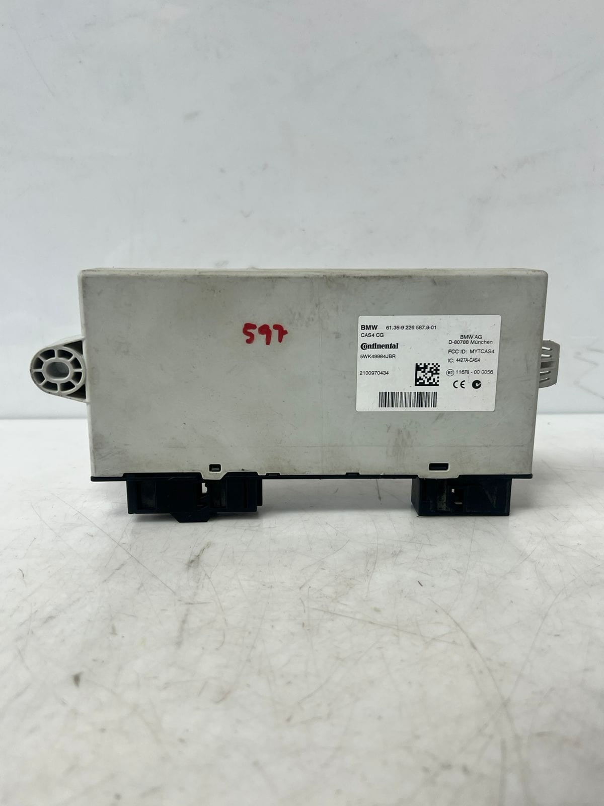 2011 BMW 5-Series F10 F11 Cas4 CG Control Unit Module 9226587 OEM